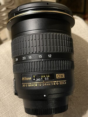 Nikon AF-S DX NIKKOR 12-24mm F/4 G ED DX SWM ED IF Aspherical Lens
