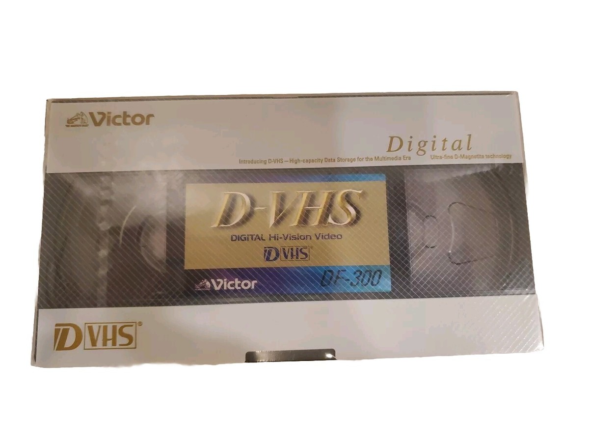 VICTOR DF-300 D-VHS TAPE. DIGITAL HI-CAPACITY DATA STORAGE. BRAND