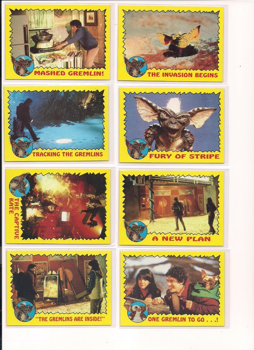 Gremlins Movie Trading Cards + Stickers Topps (1984) / Choose from