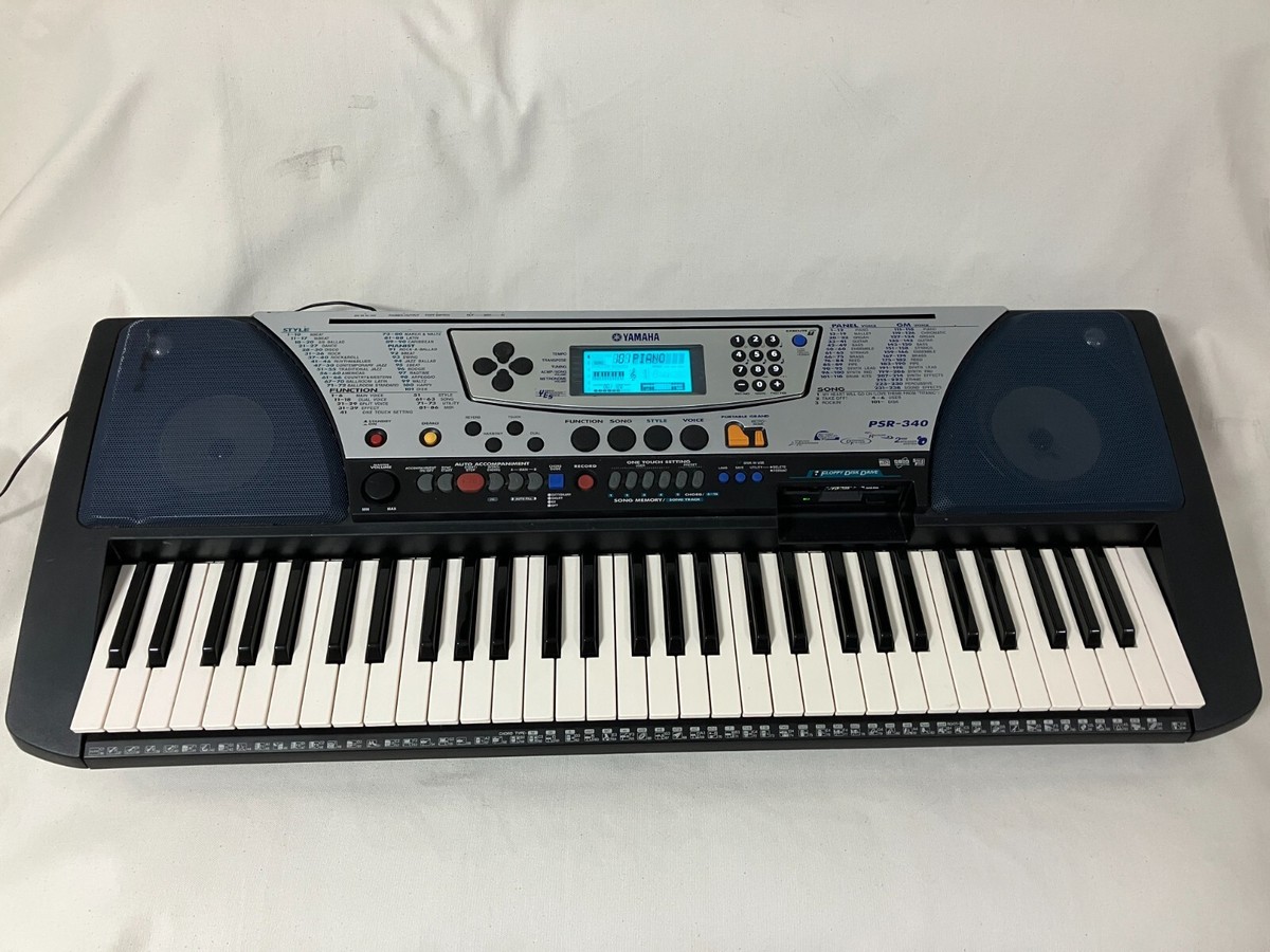 YAMAHA PortaTone PSR-340 Arranger Keyboard Synthesizer 61-key w