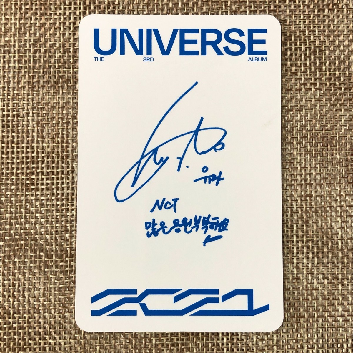 NCT 2021 YUTA [ UNIVERSE ] Official Photocard, Jewel Case Ver