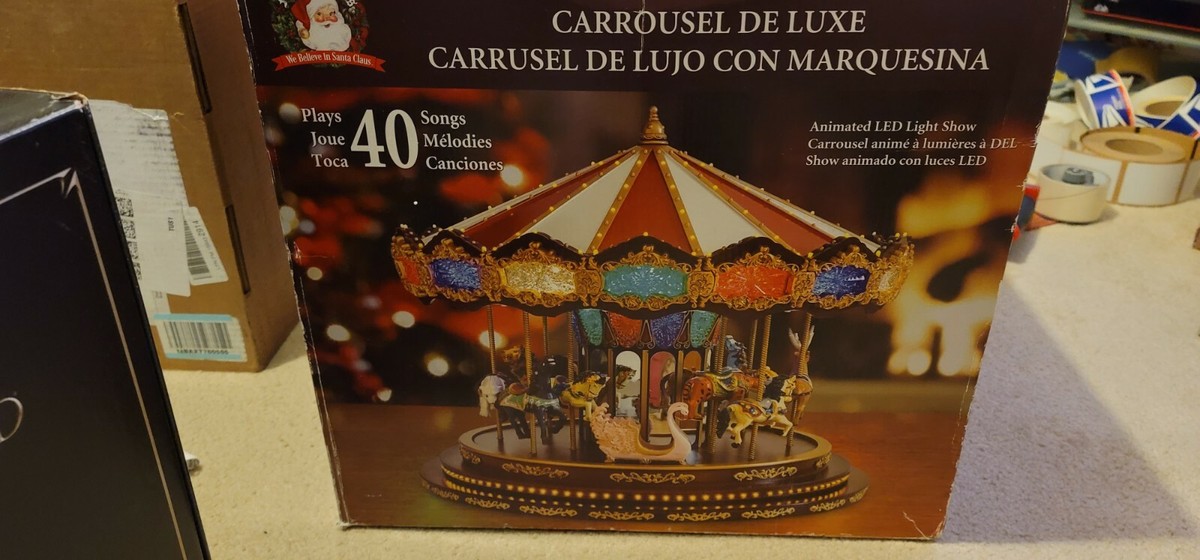 p*o様 Marquee Grand Carousel メリーゴーランド Mr. Christmas