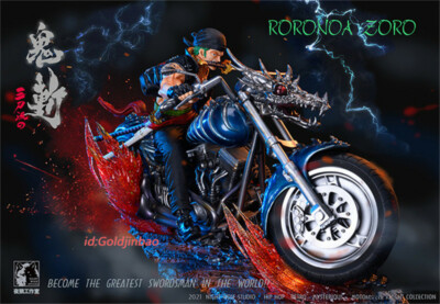 Night Wolf Studio 1/6 Scale Motorcycle Roronoa Zoro Resin Model In