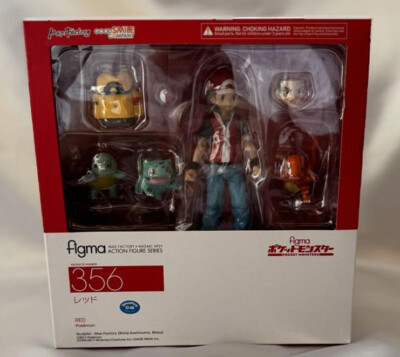 Japan Authentic Figma 356 Pokemon Red Figure | eBay