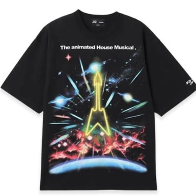 Interstella 5555 Daft Punk atmos T-shirt XL New Graphic Cotton
