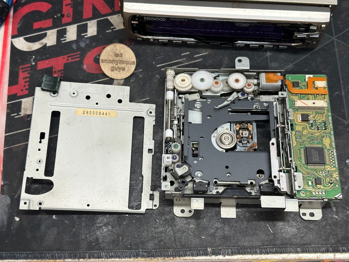 KENWOOD # M707 D707 JDM MD Receiver + CD DSP Graphic EQ Vintage