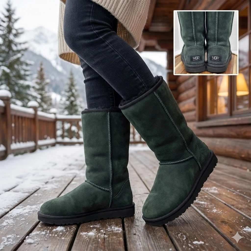 UGG Green Low (1-1.9 in) Heel Height Boots for Women for sale | eBay