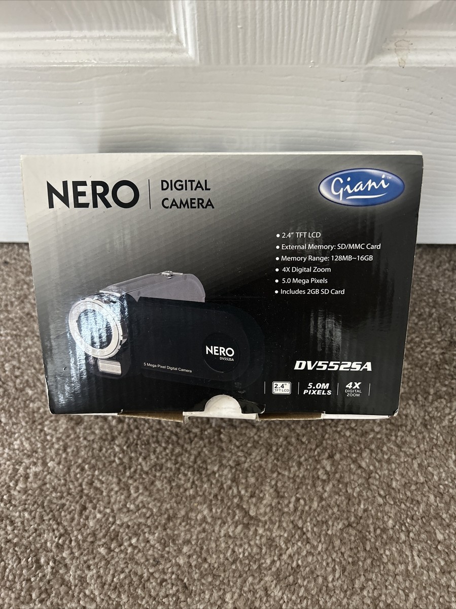 Nero DV552SA 5.0MP Boxed Compact Digital Video Camera Black | eBay UK