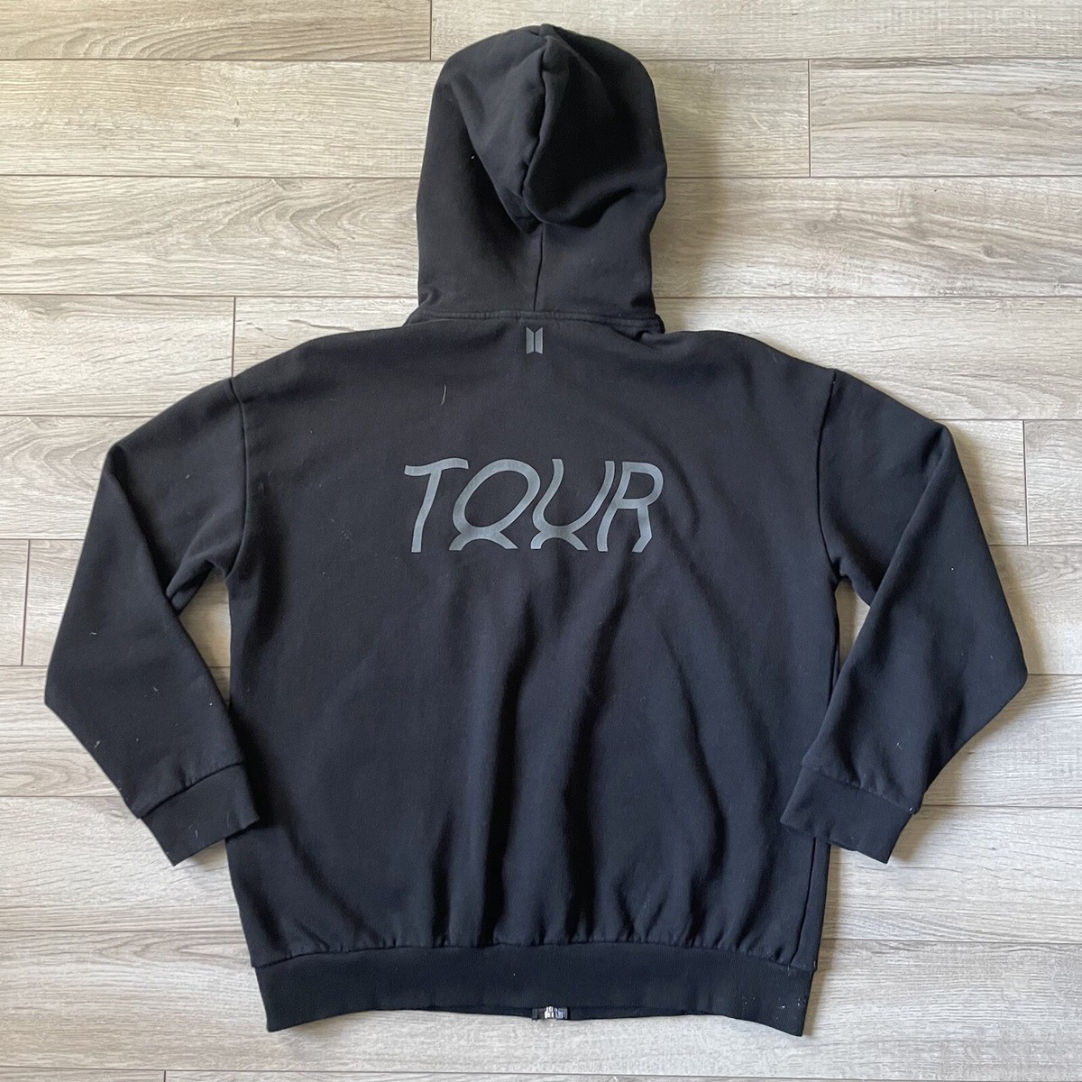 BTS Map of The Soul Tour Edition Hoodie Official Big Hit Size