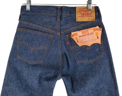 Levis 501 Blue Jeans Shrink to Fit Men 28x34 (29x33.5) Vtg USA '85