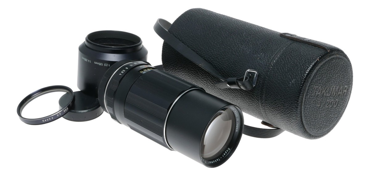 Super-Takumar 1:4/200 Asahi f=200mm Pentax f/4 vintage SLR lens | eBay