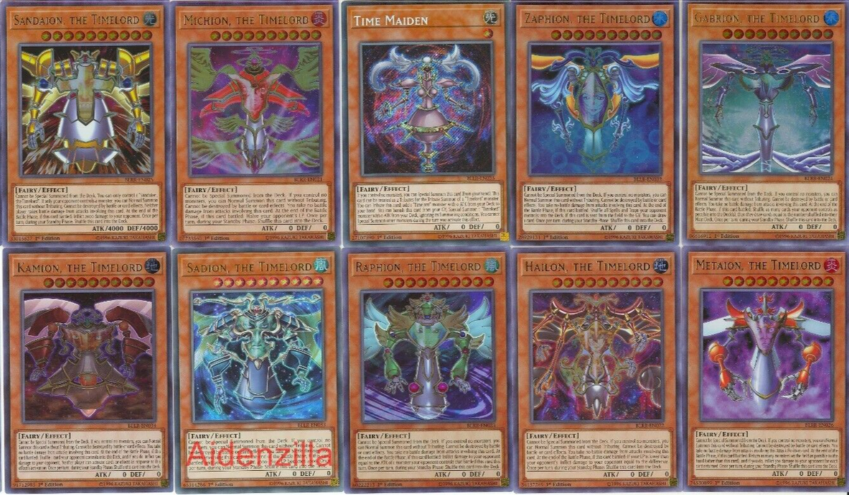 Yugioh Timelord Fairy Deck - Time Maiden Sandaion Michion Lazion