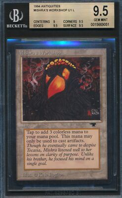 Antiquities Mishra's Workshop BGS 9.5 Graded Magic MTG (9051) | eBay