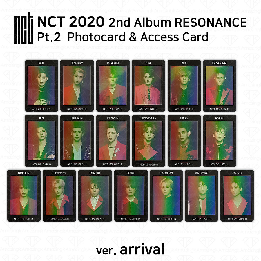 NCT 2020 2nd Album Resonance Pt.2 Photocard Access Card Arrival