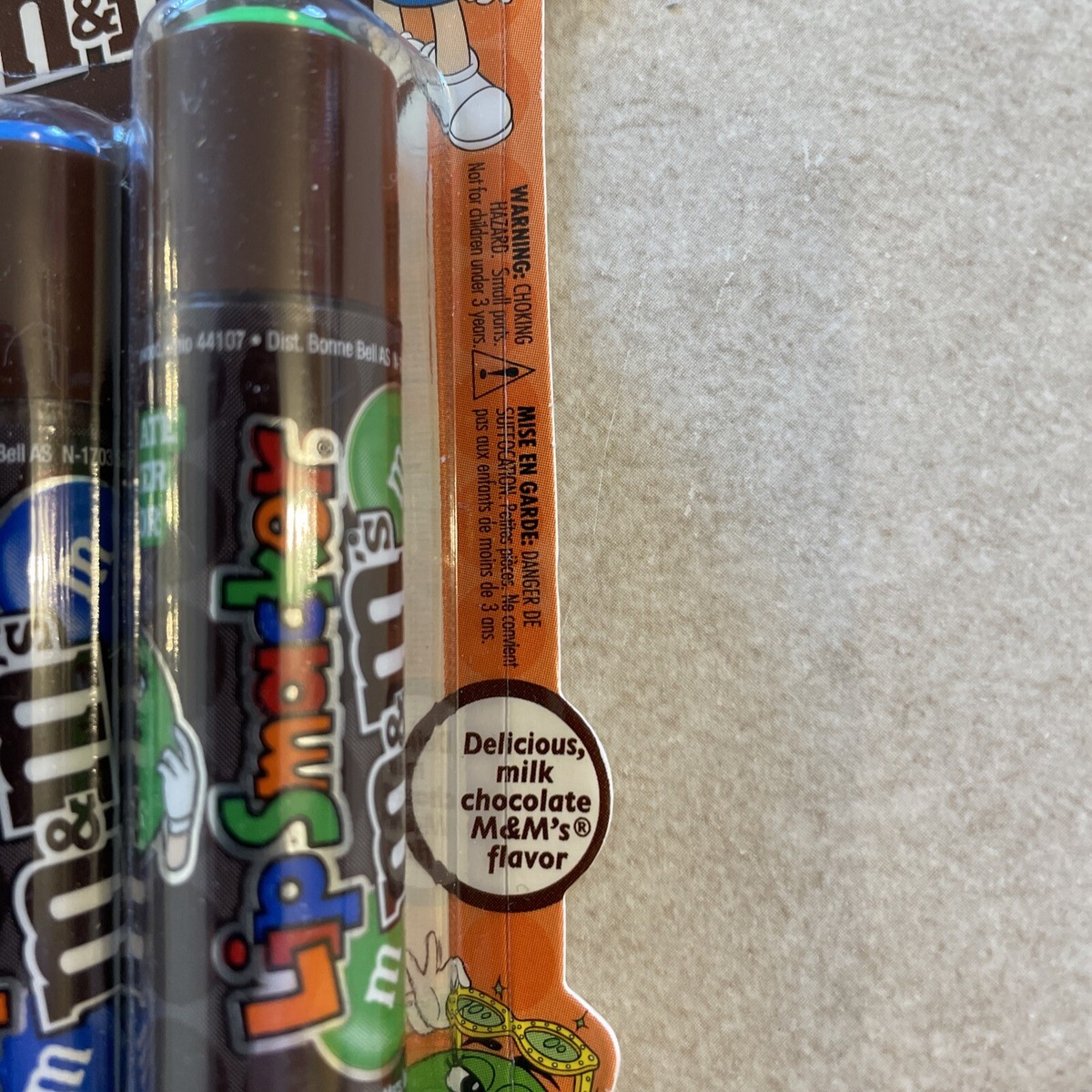 M&M's Lip Smacker LipSmacker's Lip Balm Pack, 3 Pack Milk