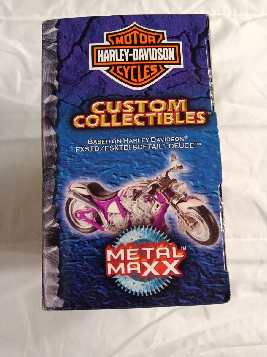 Metal Maxx Harley Davidson FxstdFsxtdi Softail Deuce 1:17 Diecast