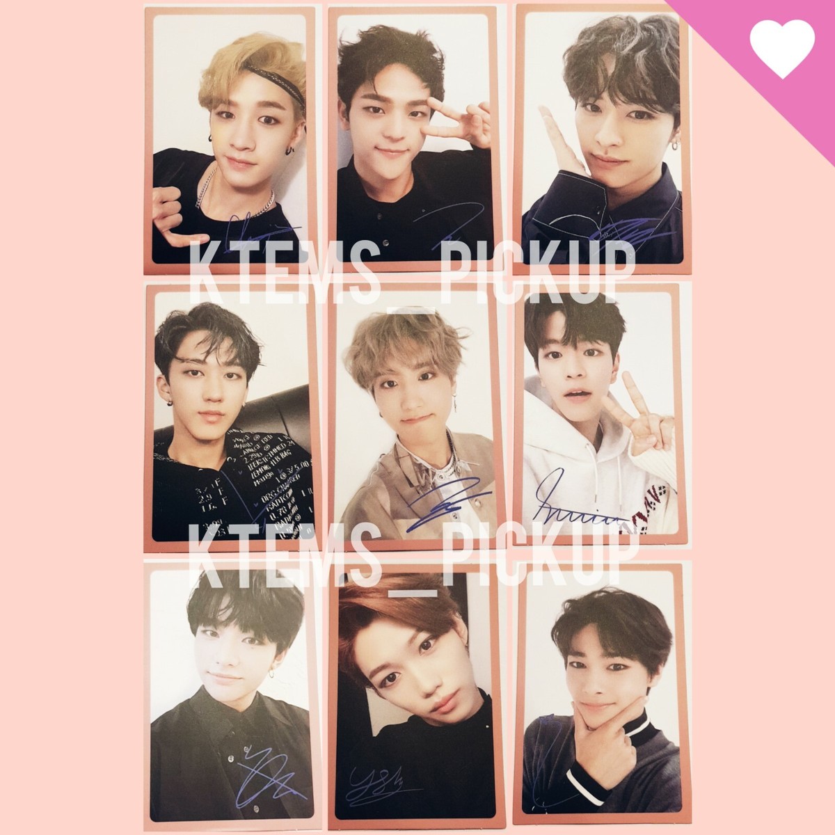 Stray Kids I am YOU album official Photocard : selfie ver.C Pink