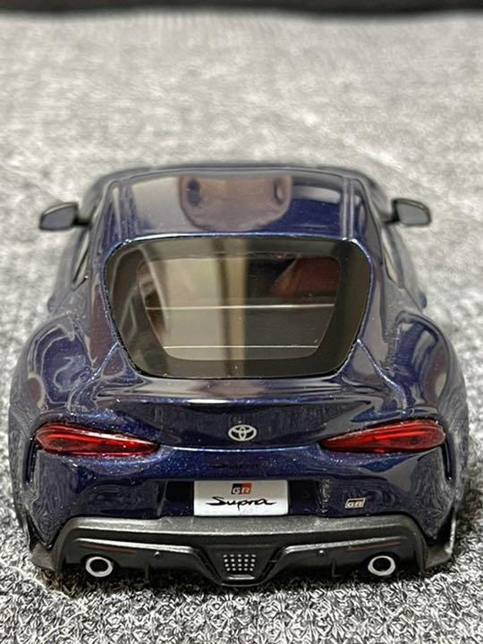 Toyota New Supra GR Supra model Minicar Deep Blue Metallic 1/30