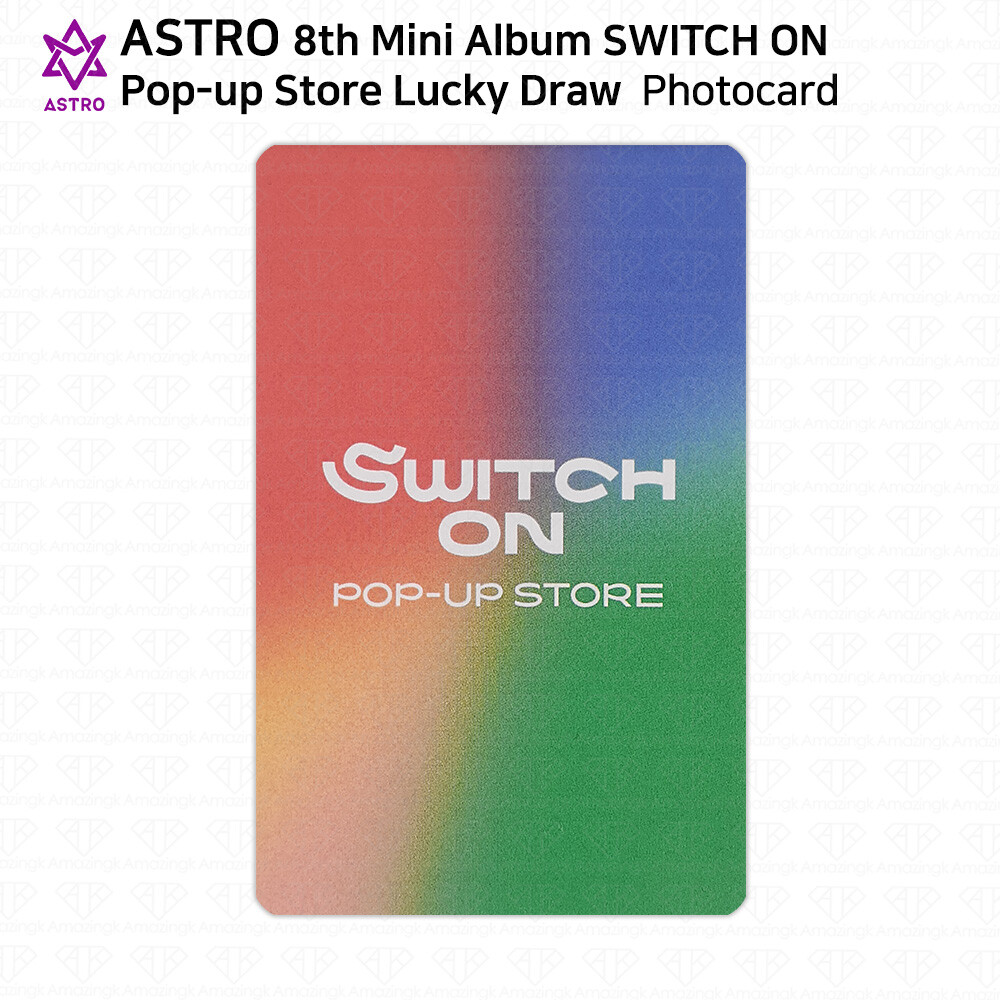 ASTRO 8th Mini Album Switch On Lucky Draw Photocard Withdrama