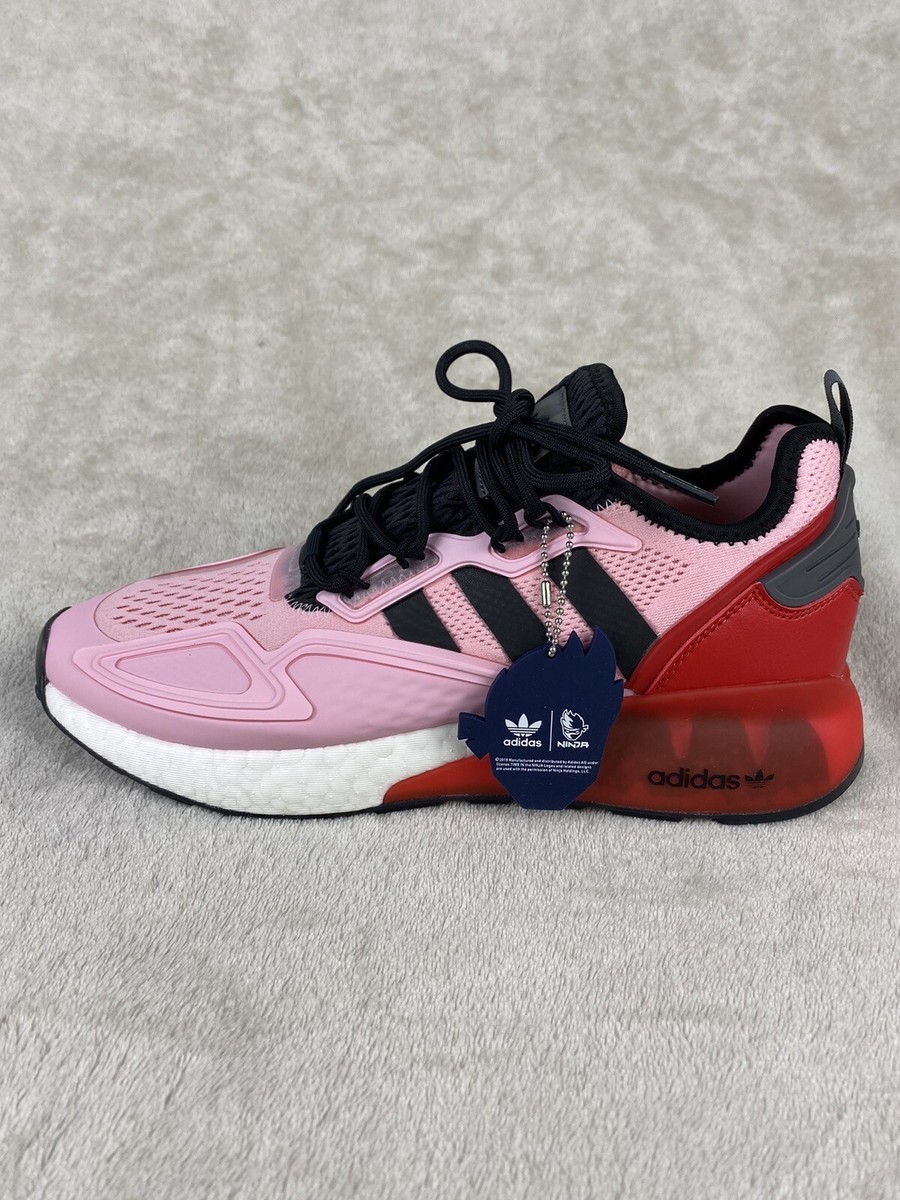 adidas x Ninja ZX 2K Boost Men's Size 9 True Pink White Core Black