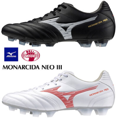 MIZUNO MONARCIDA NEO III SW P1GA2424 Black, White 4E Super Wide