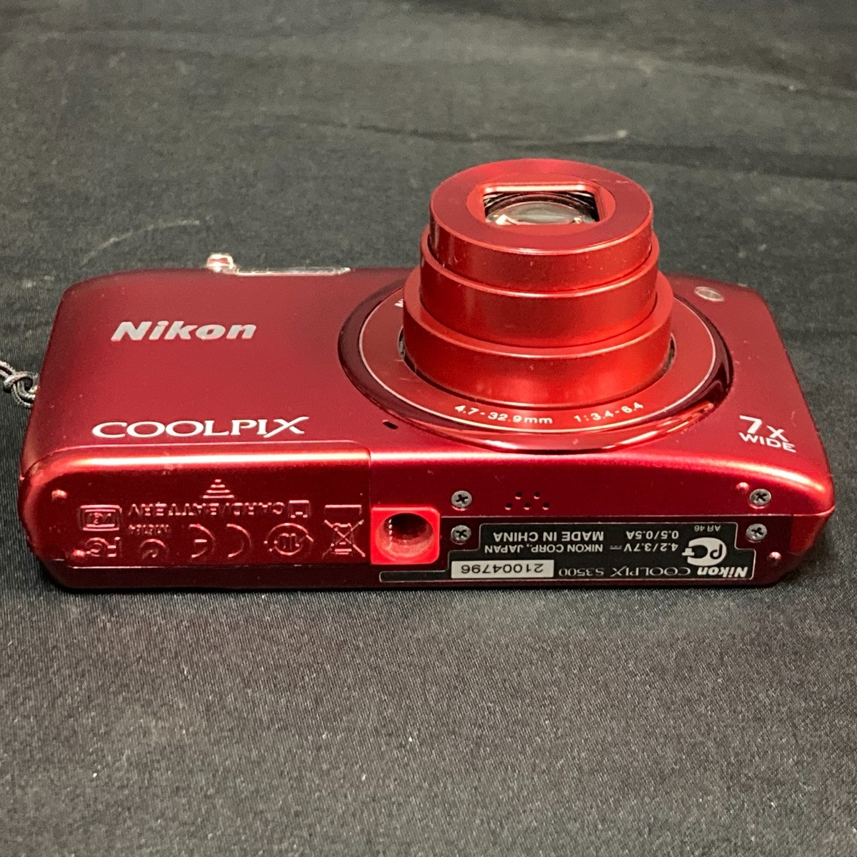 Nikon COOLPIX S3500 20.1MP Digital Camera - Red for sale online | eBay