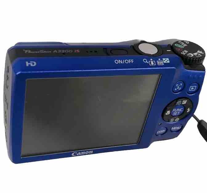 Canon Power Shot Powershot A3300 IS Digital Camera Blue | eBay