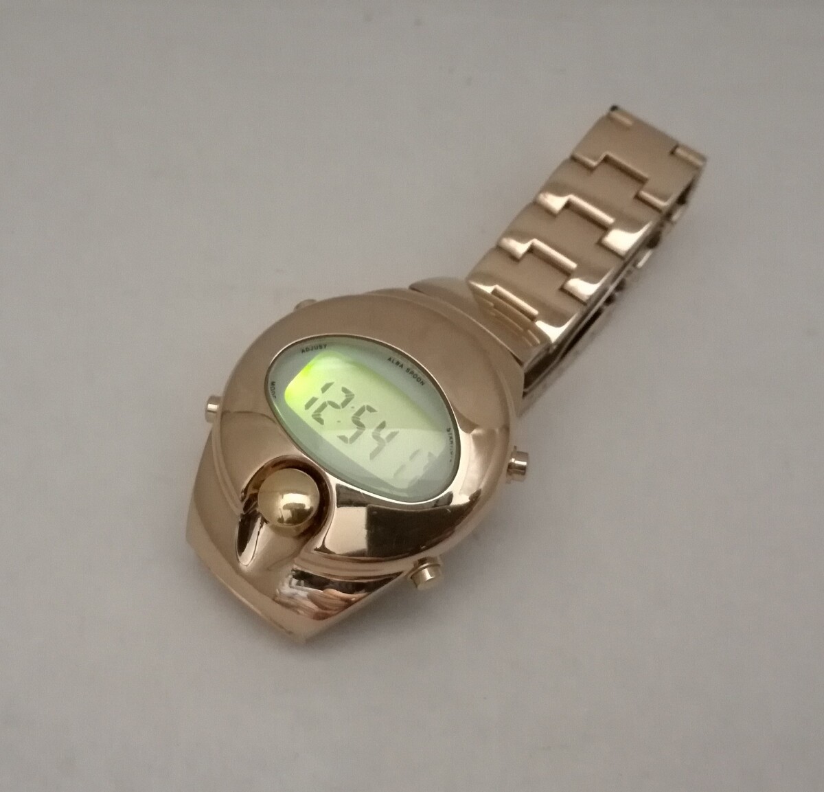 RARE VINTAGE 90S ALBA BY SEIKO SPOON INGOT DIGITAL WATCH UNISEX