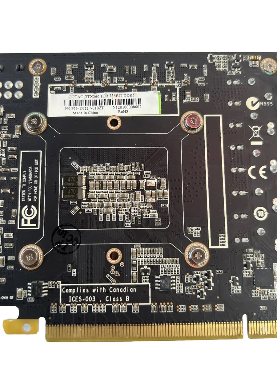 Zotac GeForce GTX 560 Ti 1gb 256bit DDR5 | eBay