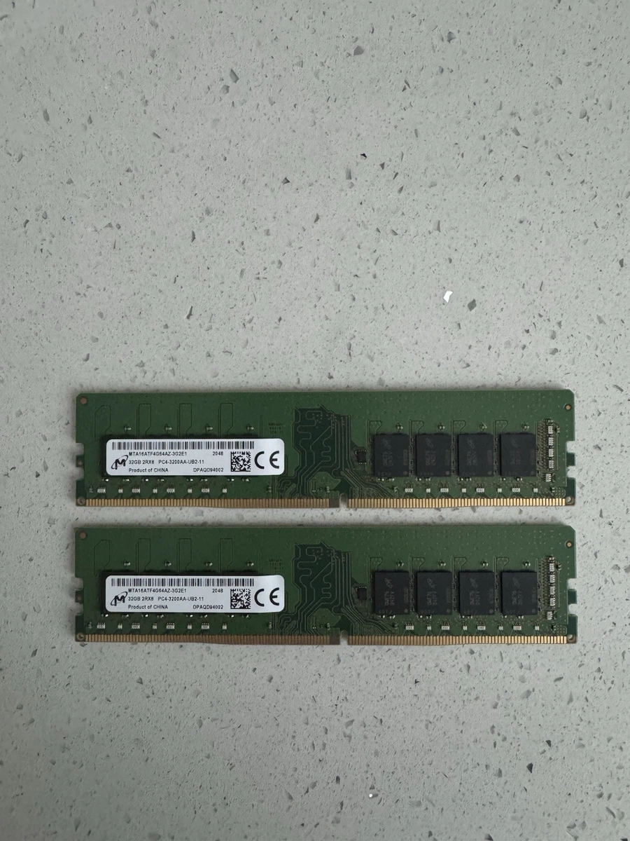 Micron DDR4 SDRAM 32 GB Total Capacity Memory (RAM) for sale | eBay