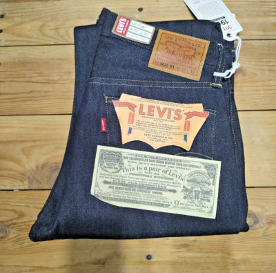 New Levi's Vintage Clothing 501Z XX 1954 Selvedge 33x32 Made in