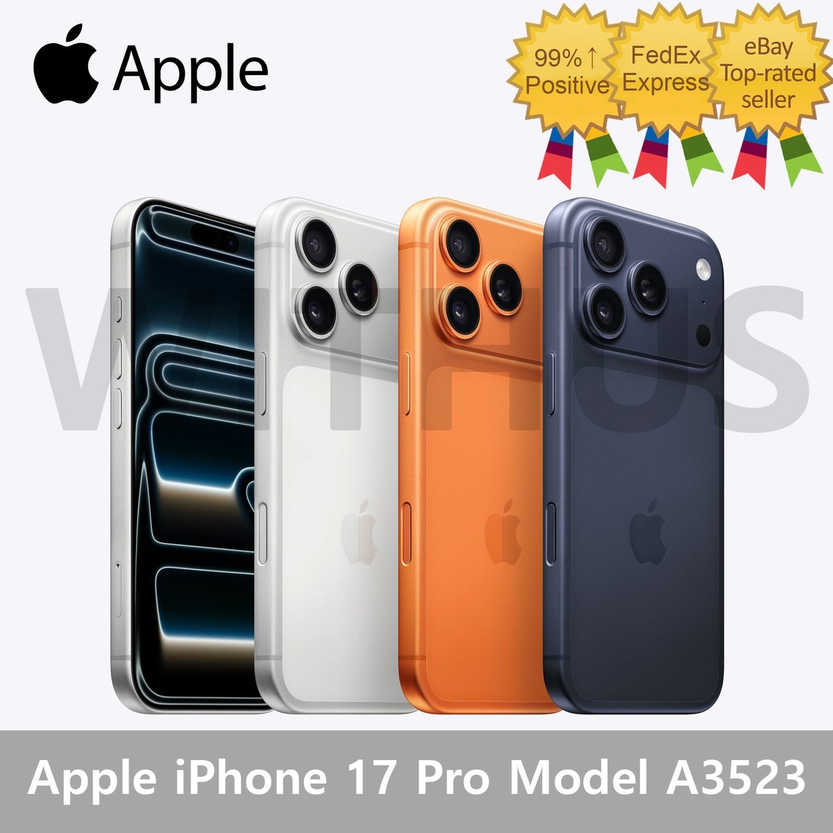 Apple iPhone 17 Pro - 512 GB - Silver (Unlocked) for sale online