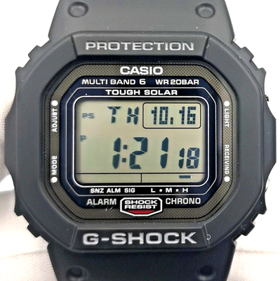 CASIO G-SHOCK GW-5000U-1JF Black Solar Radio Digital Men's Watch
