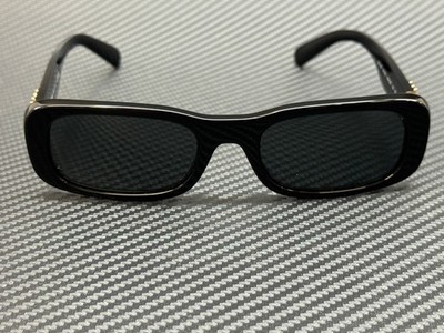 MIU MIU MU 08ZS 1AB5S0 Black Grey Women's 53 mm Sunglasses | eBay