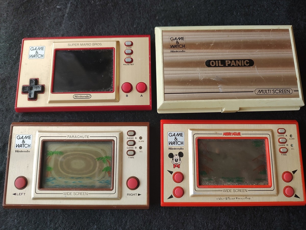 Junk, Broken Nintendo Game & Watch OIL PANIC, Micky Mouse