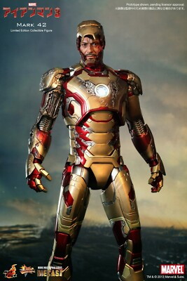 HOT TOYS DIECAST 1/6 SCALE FIGURE Iron Man Mark 42 MK XLII MMS197