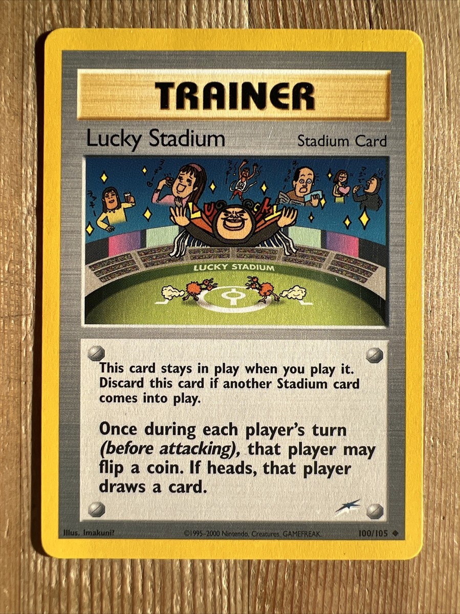 Lucky Stadium - 100/105 - Neo Destiny Set TCG - Pokemon Card - LP