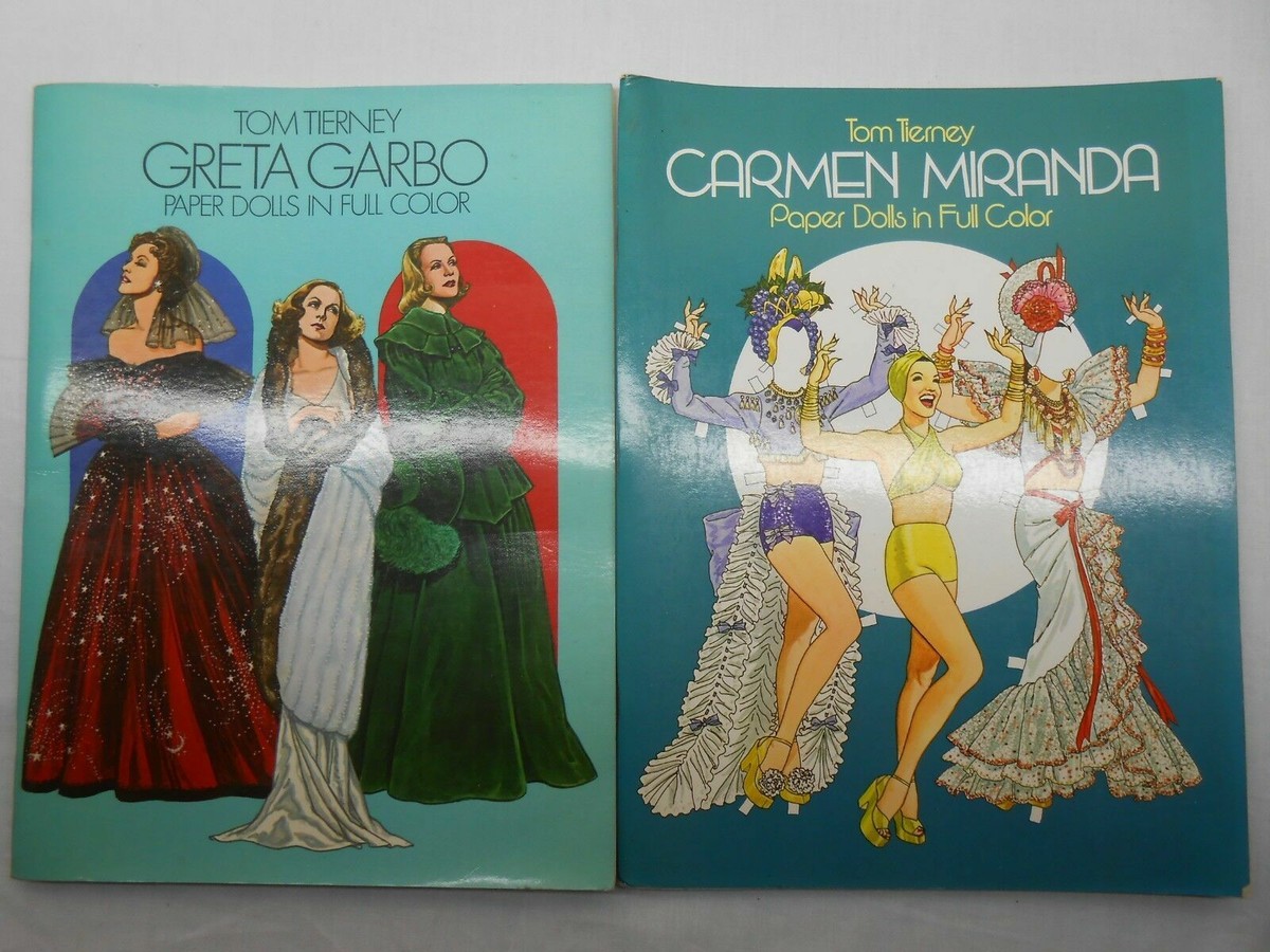 Lot of 3 Tom Tierney Paper Doll Books | eBay