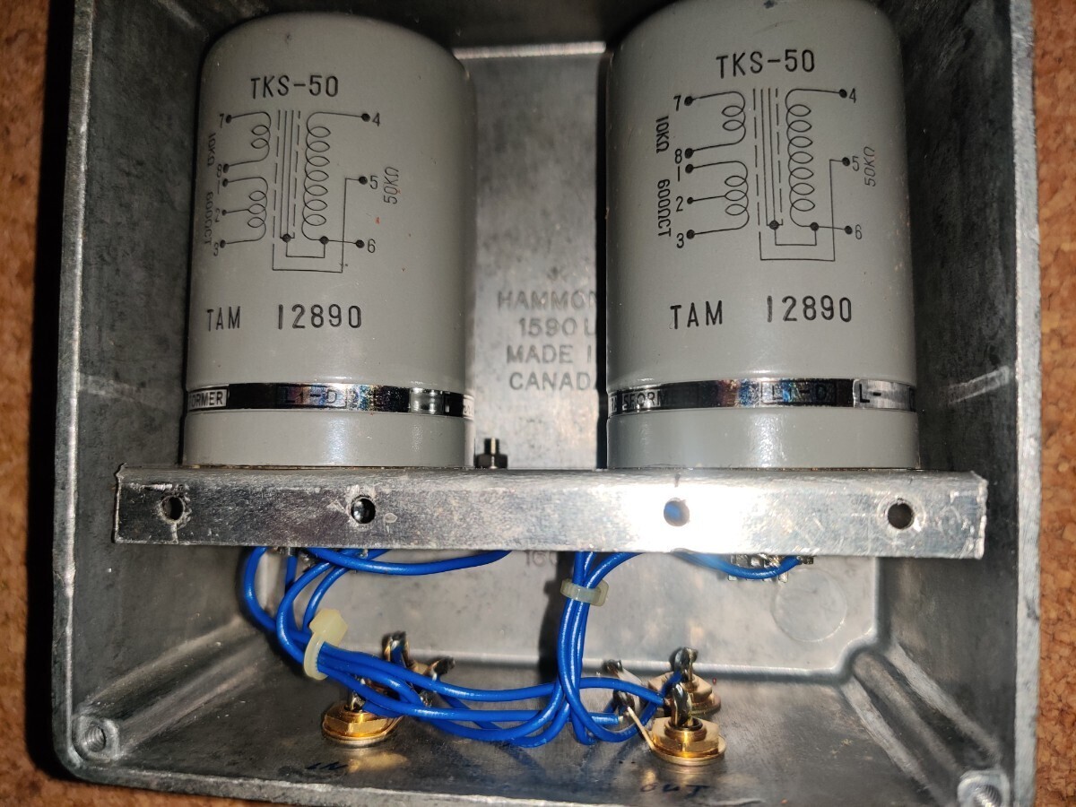 TAMURA TKS-50 ALC audio laboratory LINE matching transformer #45