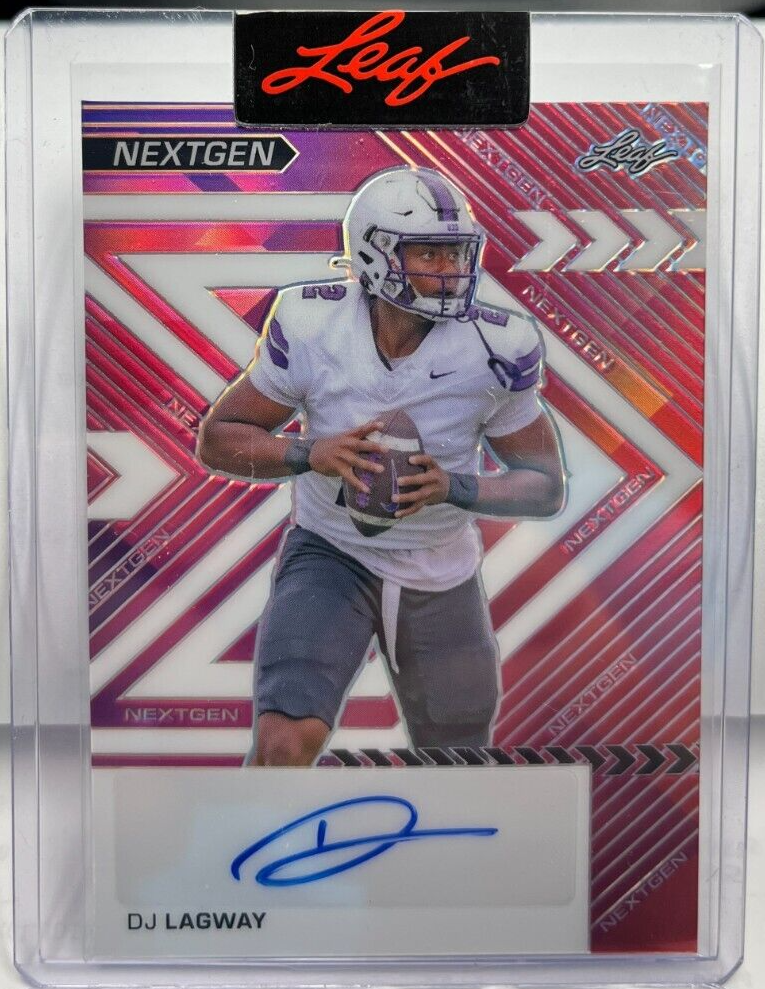 DJ Lagway 2024 Leaf Metal NextGen Prismatic Autograph Auto #'d 194