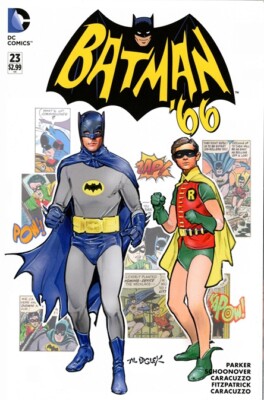 Huge BATMAN '66 Sketch Cover Print! Robin! Silver-Age DC Comics
