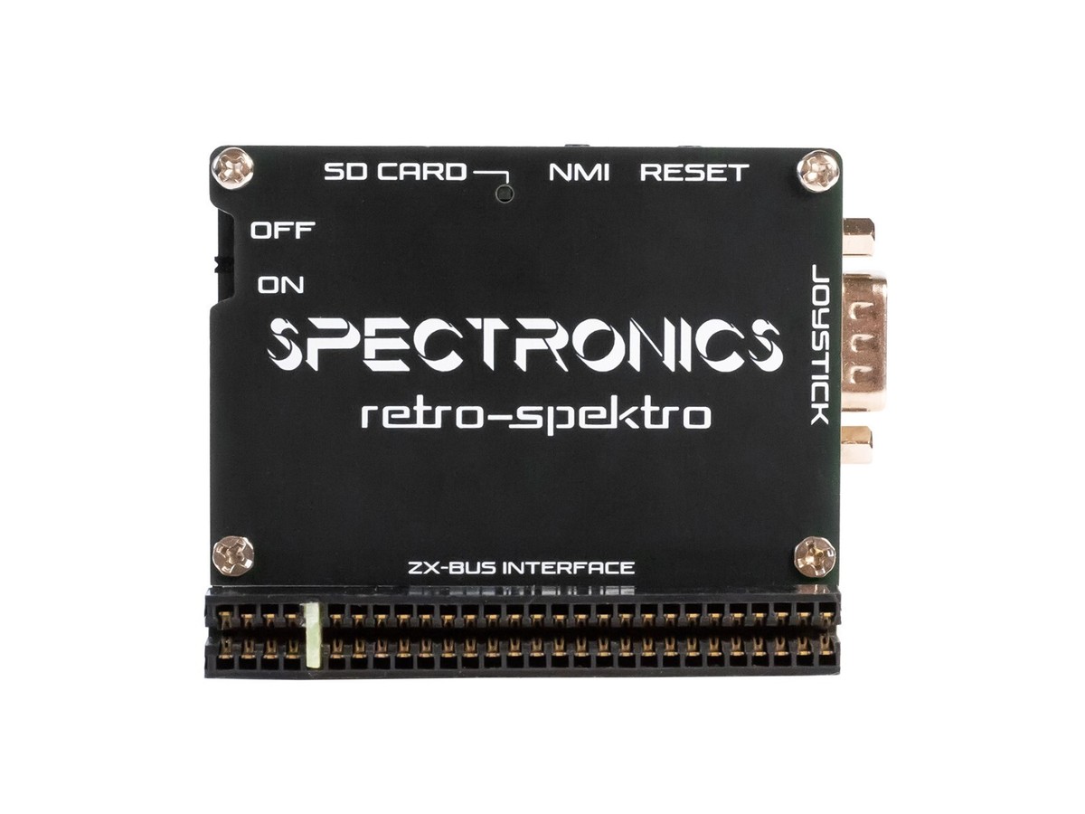 SPECTRONICS - SD card & Kempston interface for ZX Spectrum 48/128