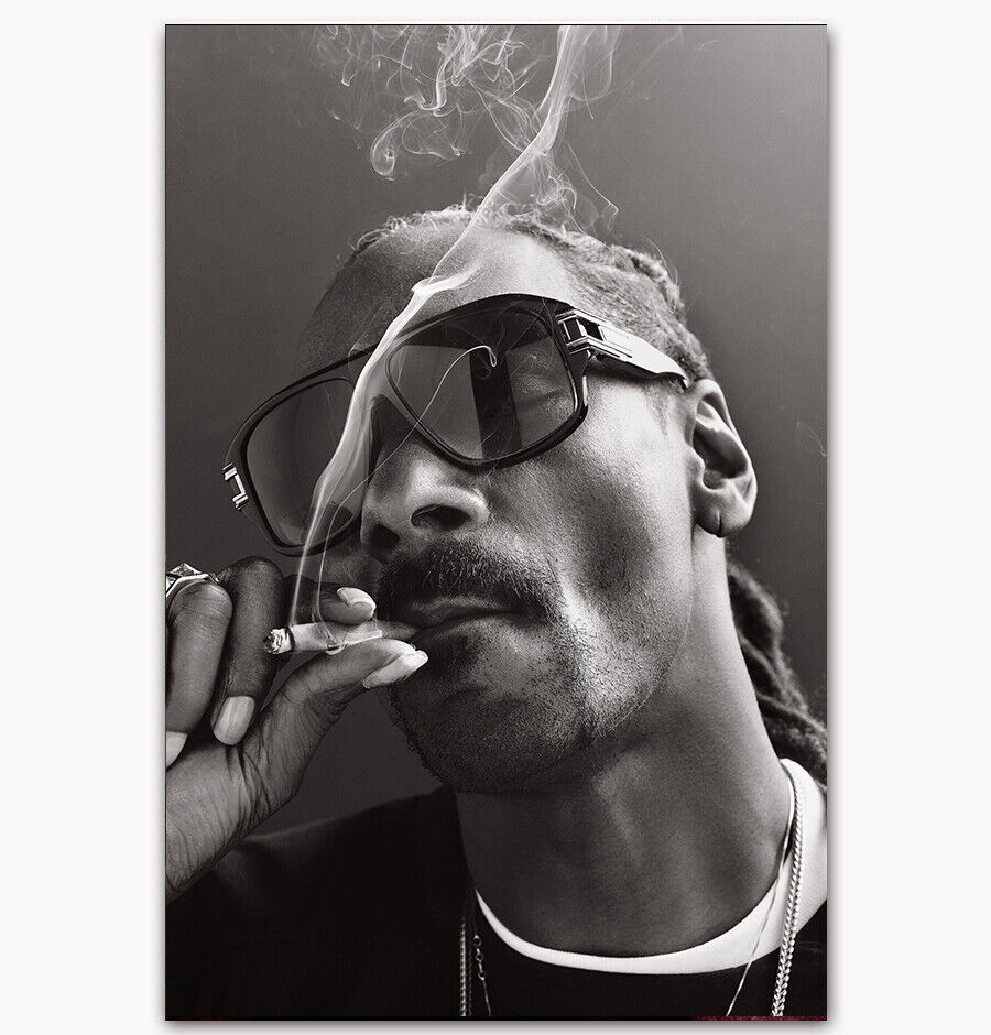558808 Snoop Dogg Smoke Music Rapper Cover Art 24x18 WALL PRINT