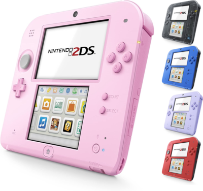 NINTENDO 2DS Brnad New Black / Pink / Blue / Lavender / Red with