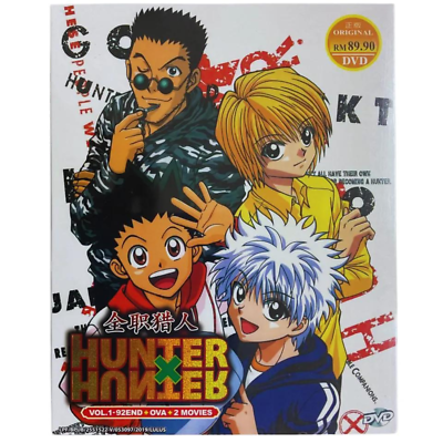 Anime DVD Hunter x Hunter (1999) TV Series+2 Movie Anime DVD Eng