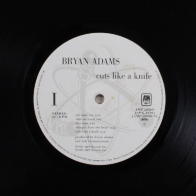 Bryan Adams - Cuts Like A Knife Vinyl LP (Japan 1983) AMP-28069 VG