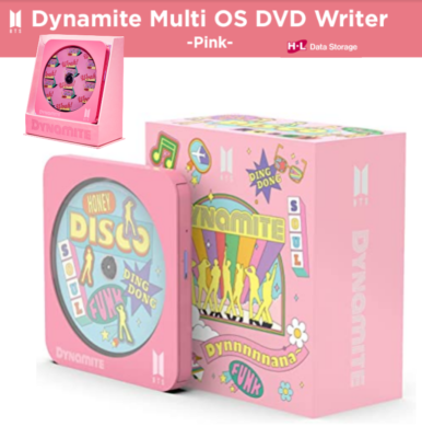 BTS DYNAMITE Multi OS CD Dvd PLAYER Writer Hitachi LG *US-duty