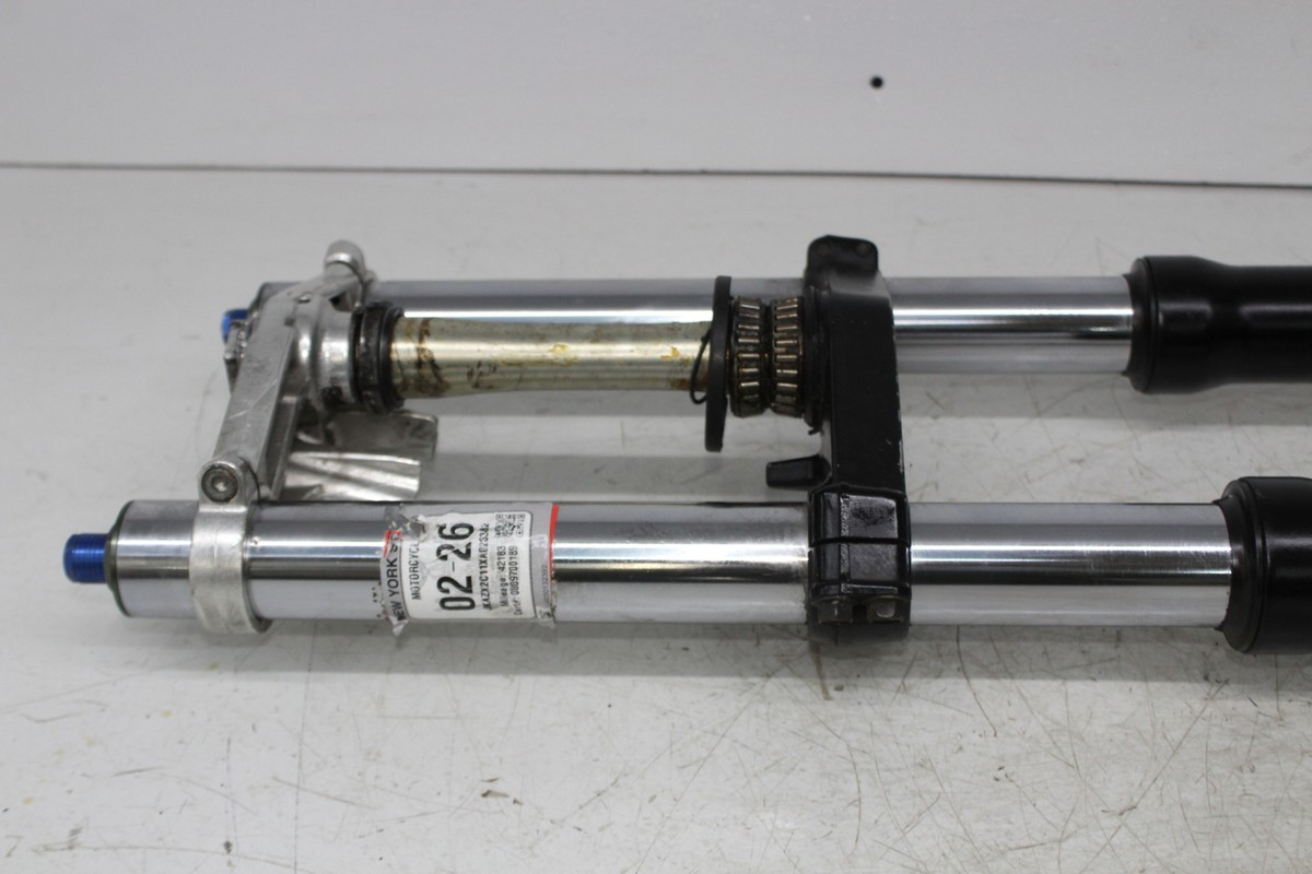 98-99 KAWASAKI NINJA ZX9R FRONT FORKS TRIPLE TREE CLAMP FORK TUBES