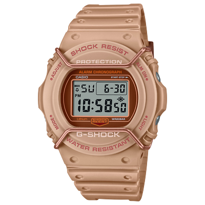 CASIO G-SHOCK DW-5700PT-5 Digital Light Brown Color Bumper Men NEW