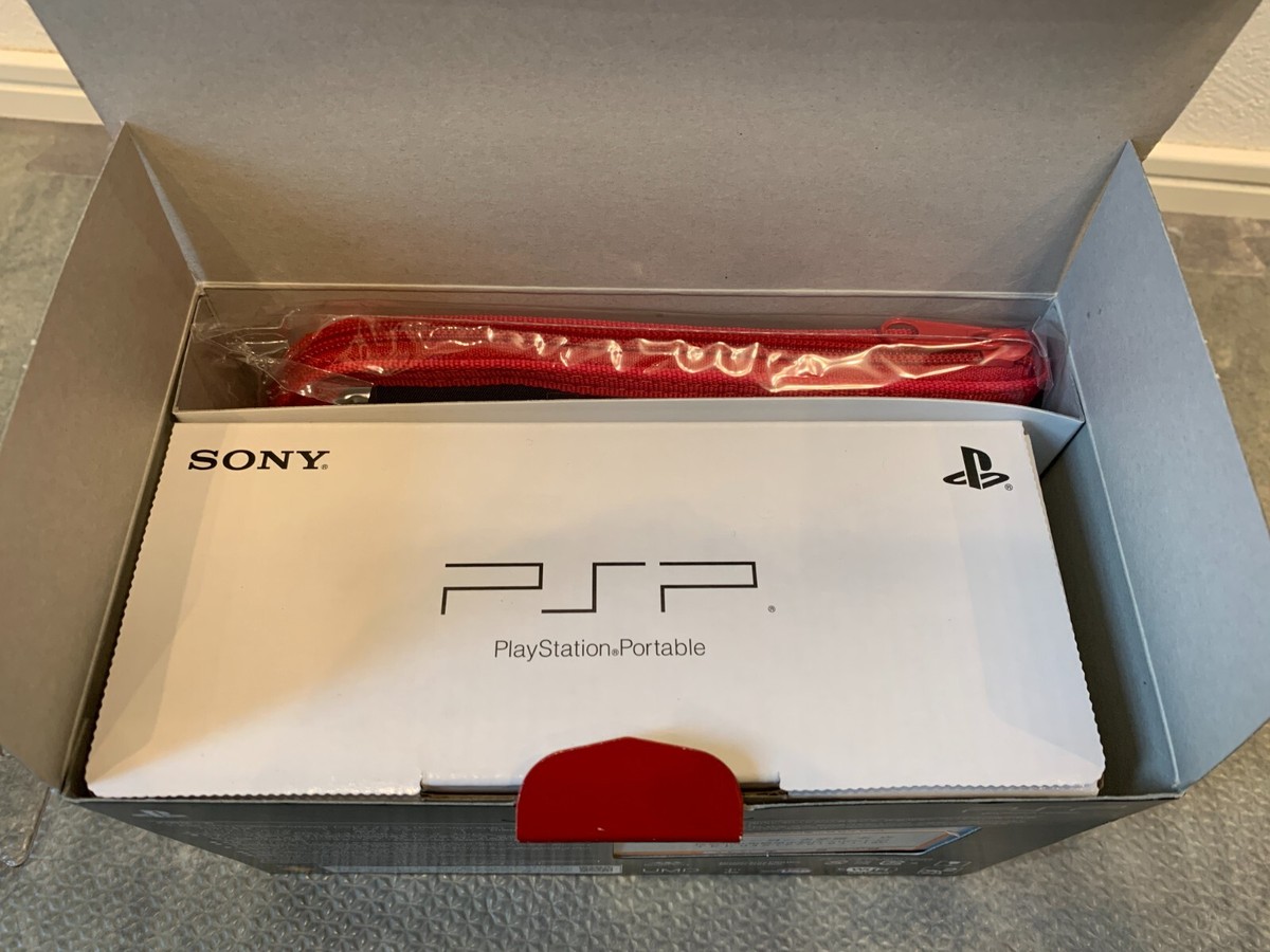 Sony PlayStation Portable PSP 3000 Black/Red Value Pack PSPJ-30026